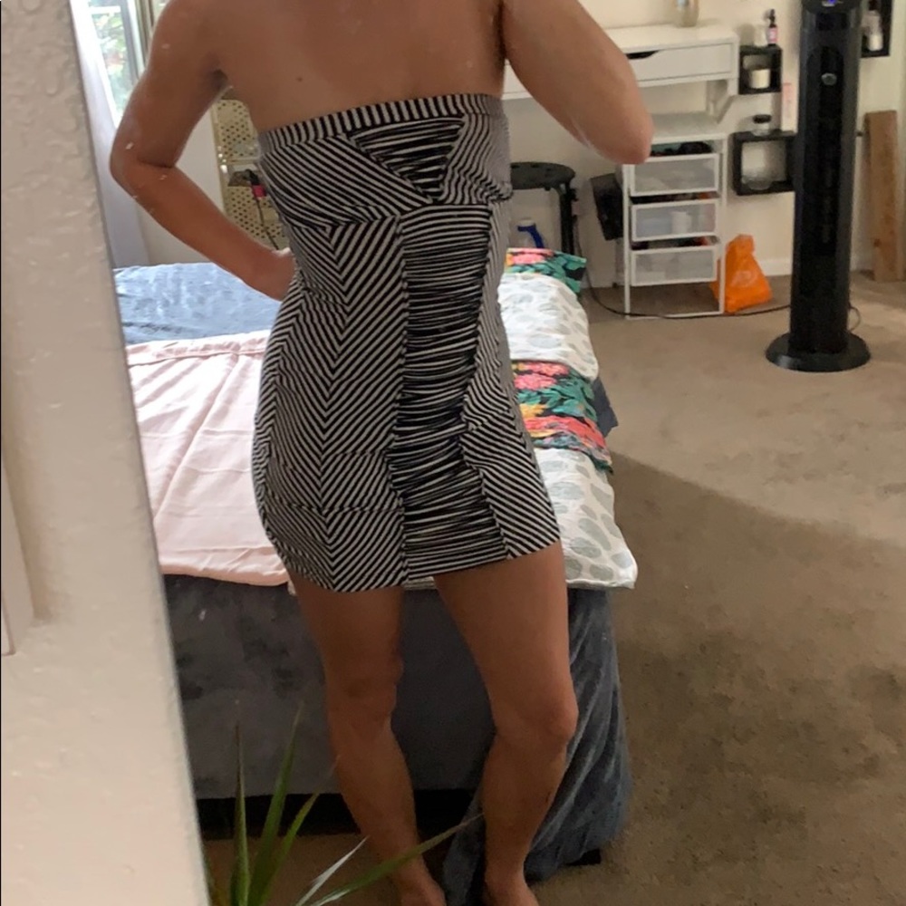 Free People Sailor Stripe Rayon Tube Dress